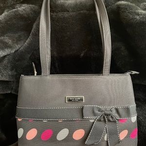 Black / Multi-colored Tote
